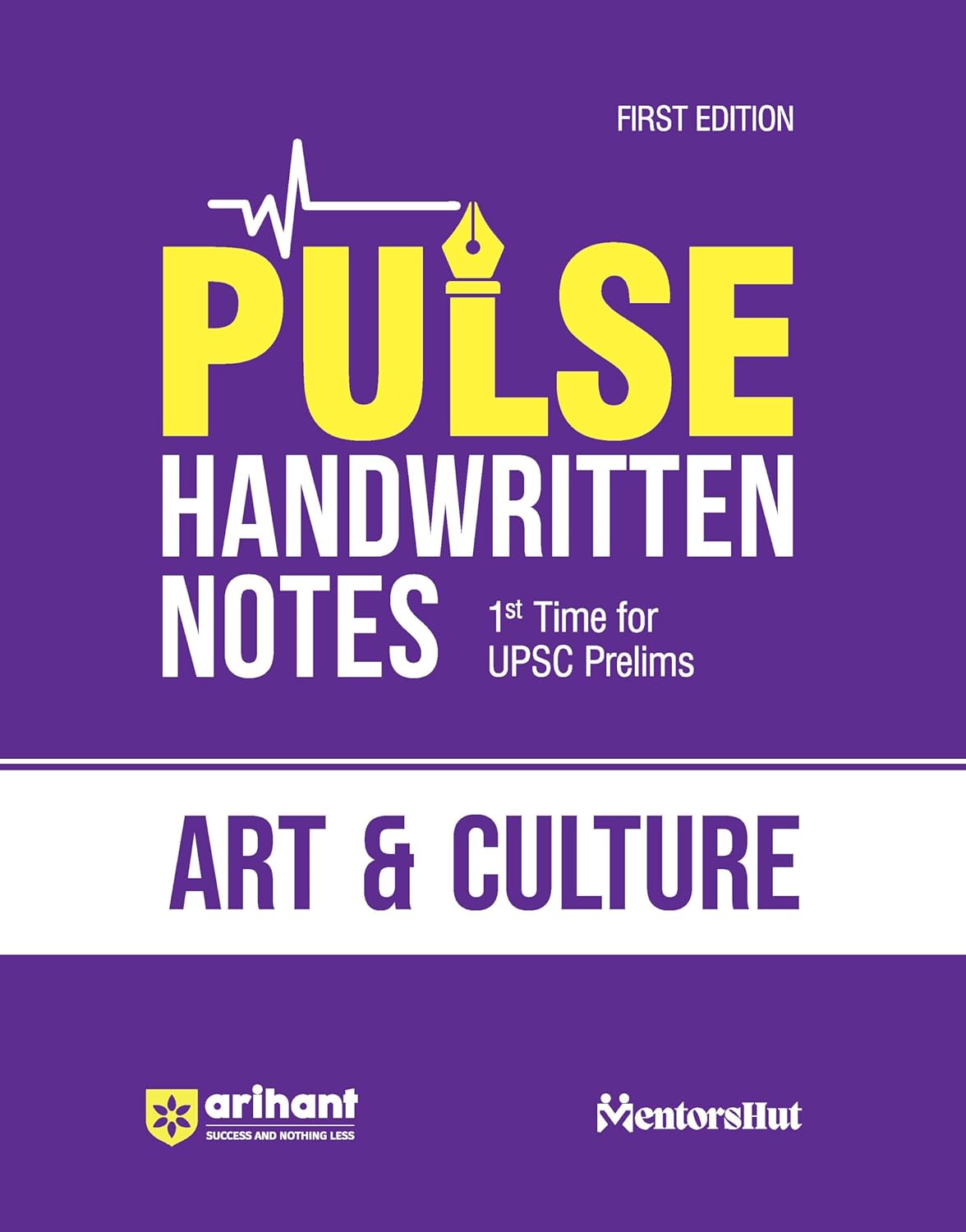 Arihant PULSE ART & CULTURE Coloured Handwritten Notes