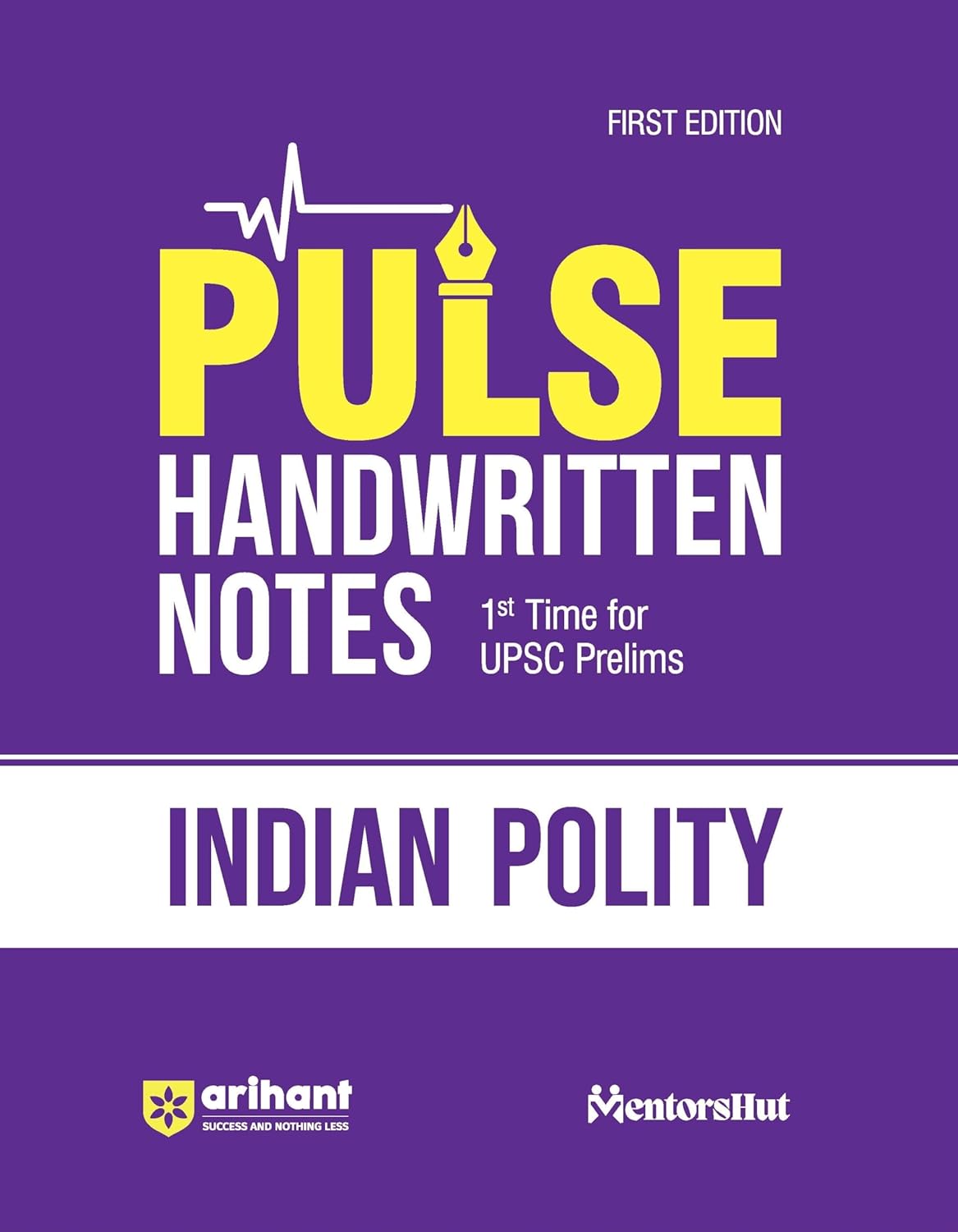 Arihant PULSE Indian Polity Coloured Handwritten Notes