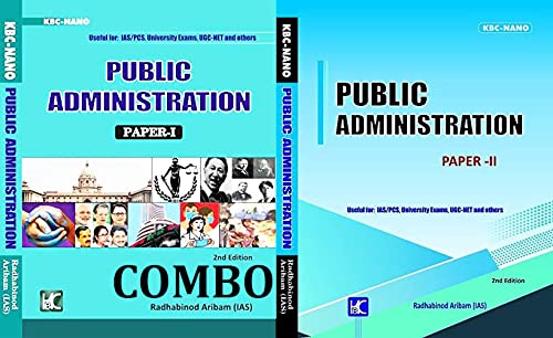 Aribam Public Administration Paper 1 & Paper 2 - (2nd Edition) - Radhabinod Aribam IAS (English Medium)