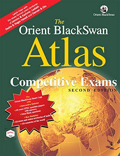 Orient Blackswan  Atlas For Competitive Exams - 8th Edition