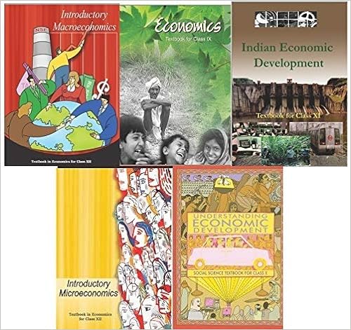 NCERT Textbook ECONOMICS Class 9 to 12 (Set of 5 Books)